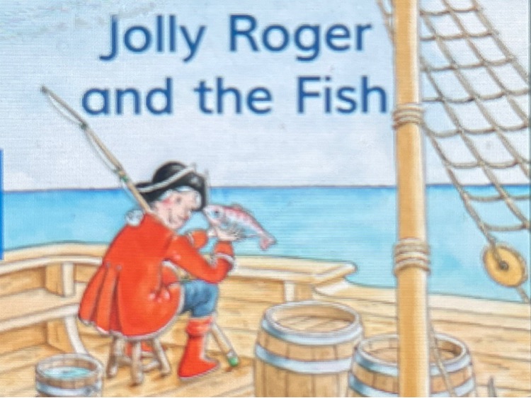 Jolly roger and the fish