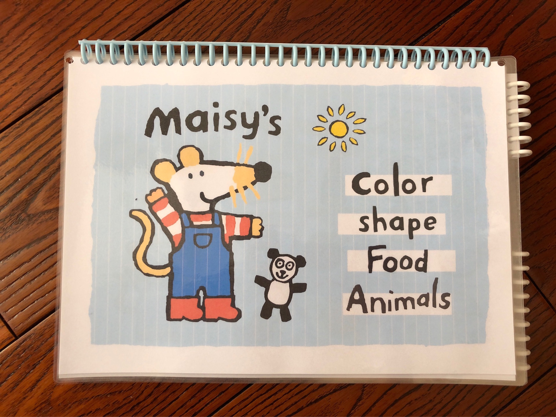 Maisy's color shape food animals安靜書(shū)