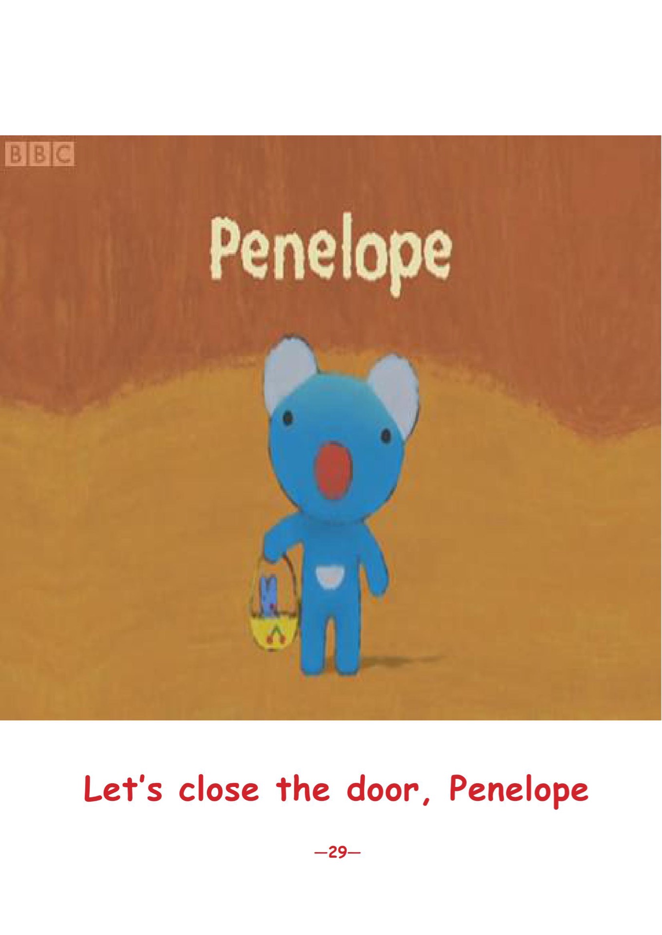 let's close the door, penelope