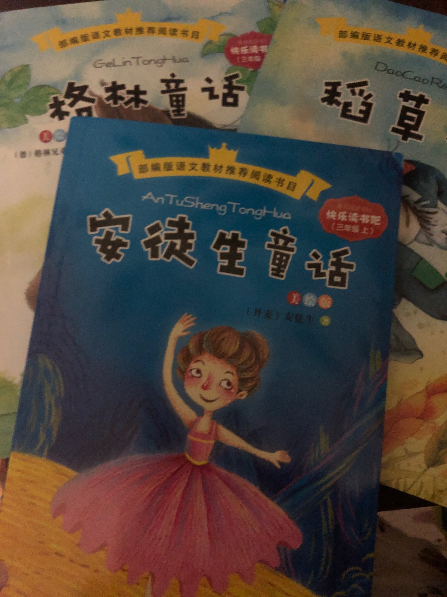 快樂讀書吧(安徒生童話；格林童話；稻草人)