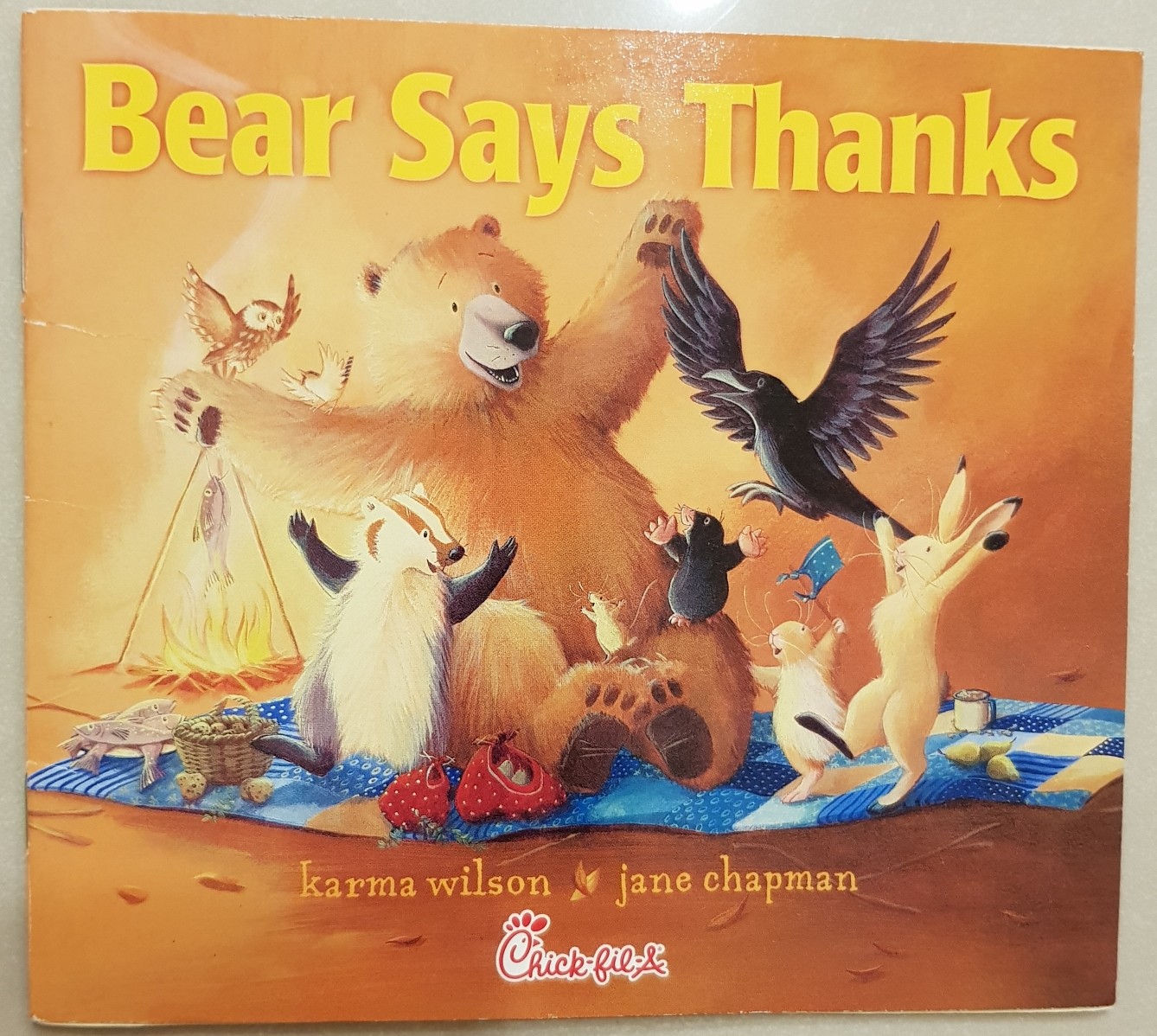 bear says thanks