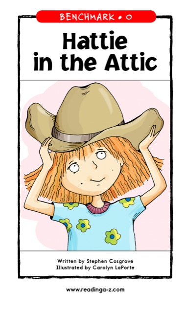 Hattie in the attic