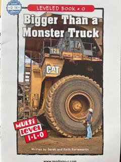 Bigger Than a Monster Truck(RAZ O)