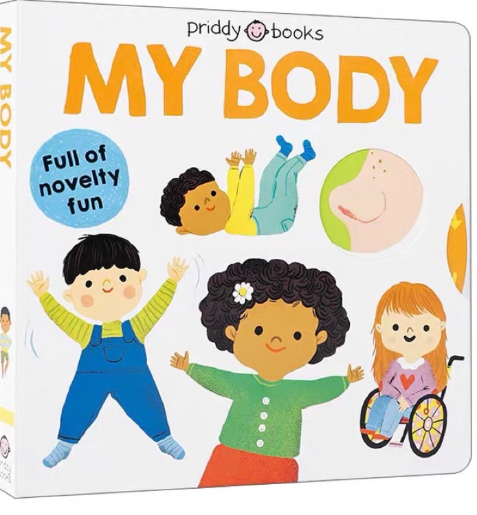 英文原版 My Little World: My Body 我的小世界: 我的身體 低幼啟蒙紙板書