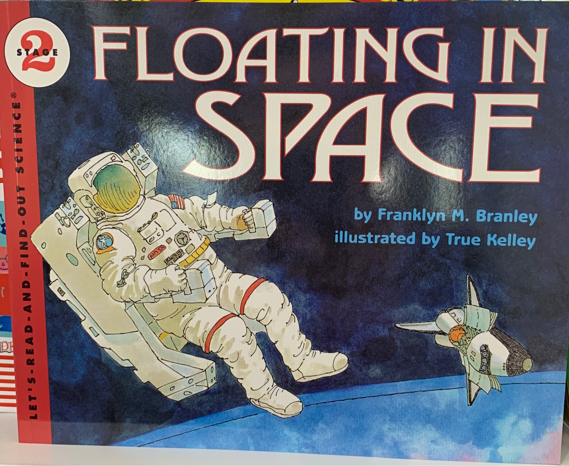 Floating in space