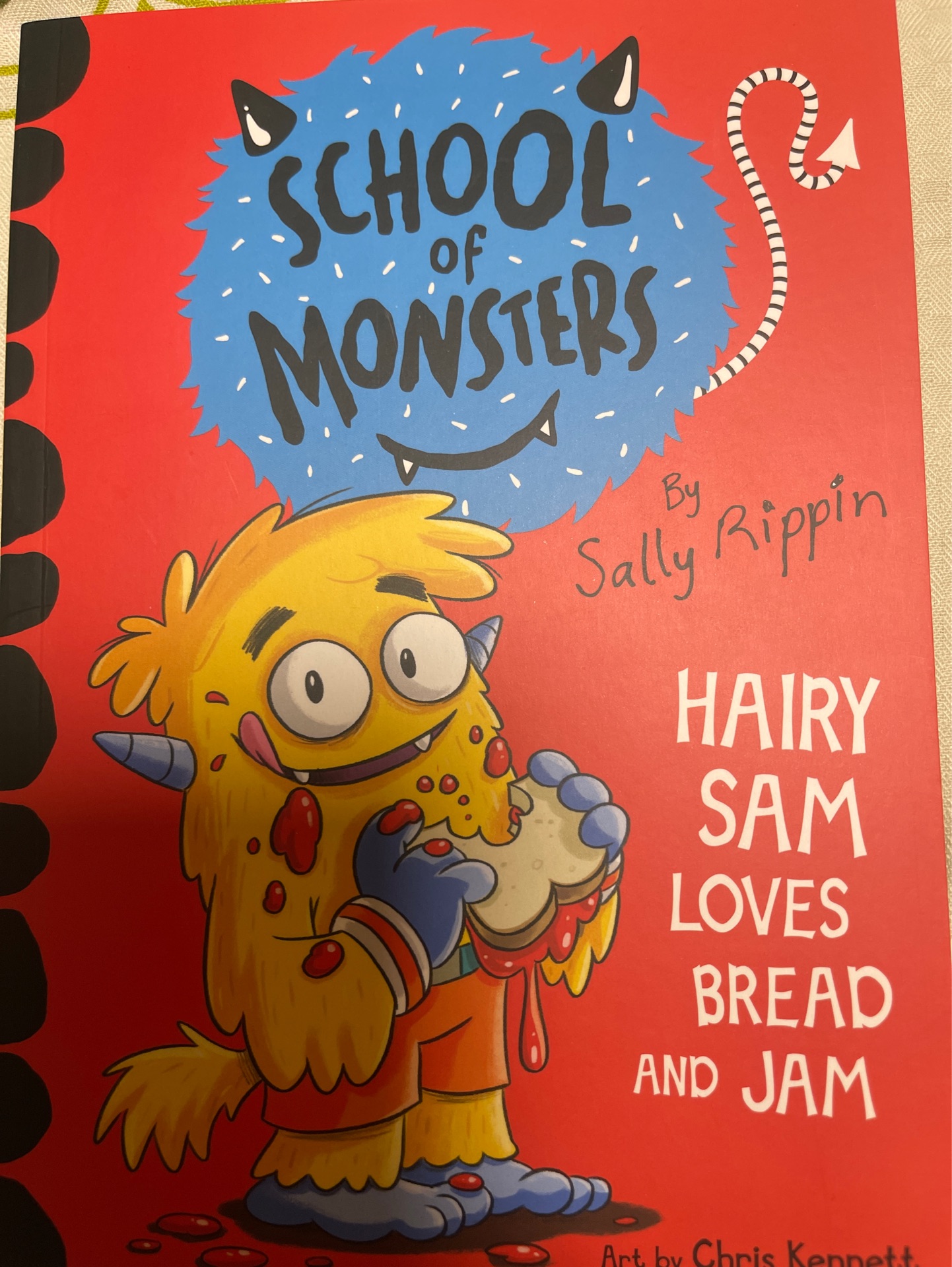 hairy sam loves bread and jam