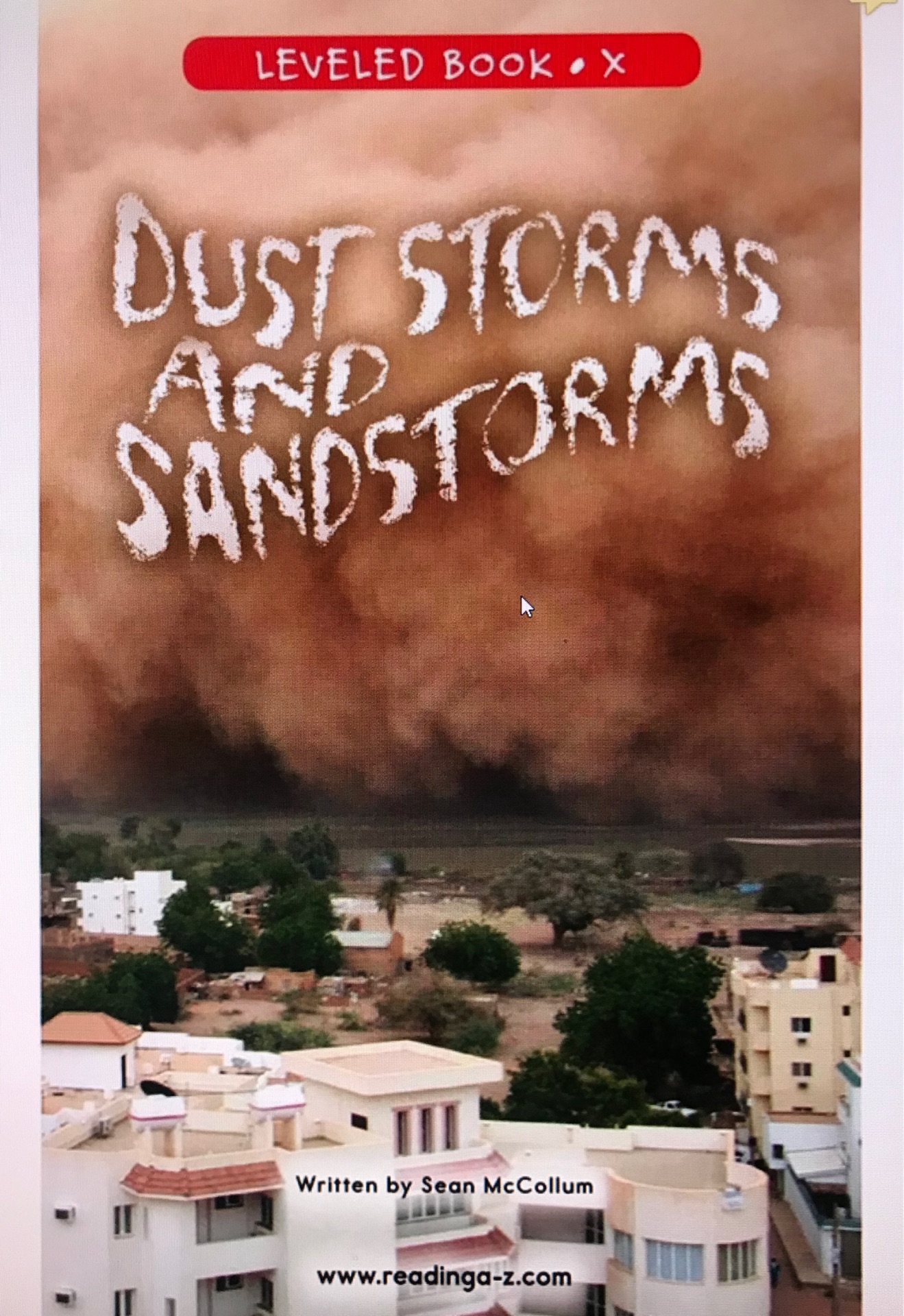 Dust Storms And Sandstorms (RAZ X)