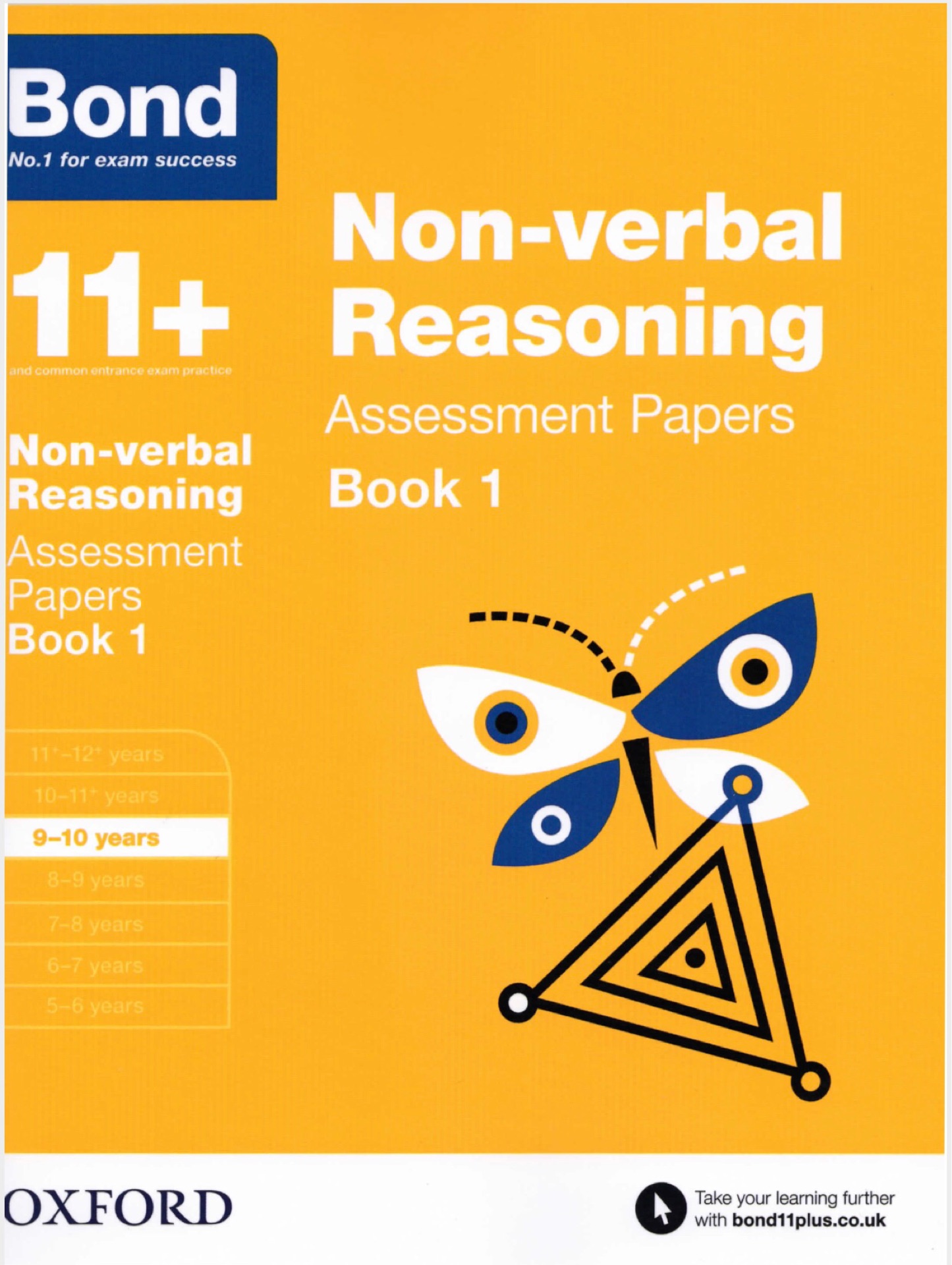 Bond 11+: Non Verbal Reasoning: Assessment Papers(9-10years)Book 1