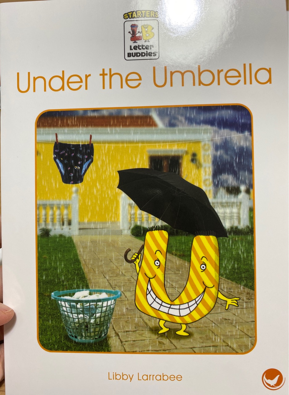 under the umbrella