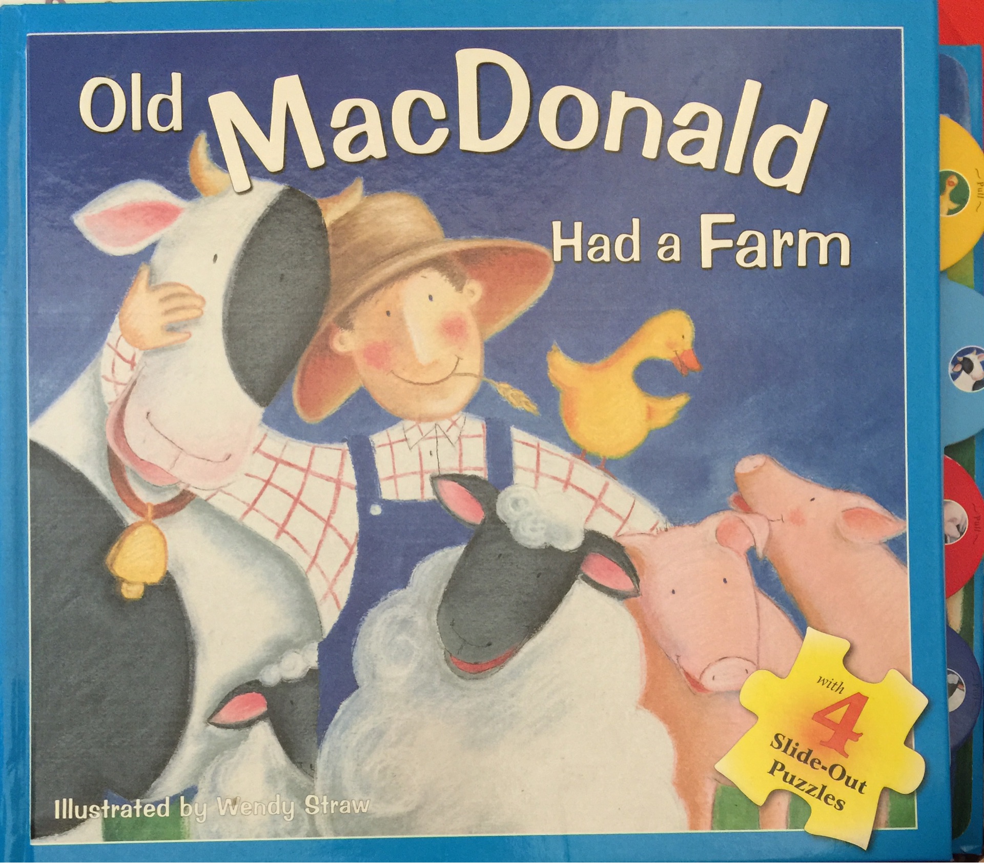 Old MacDonald Had a Farm with 4 Slide-Out Puzzles