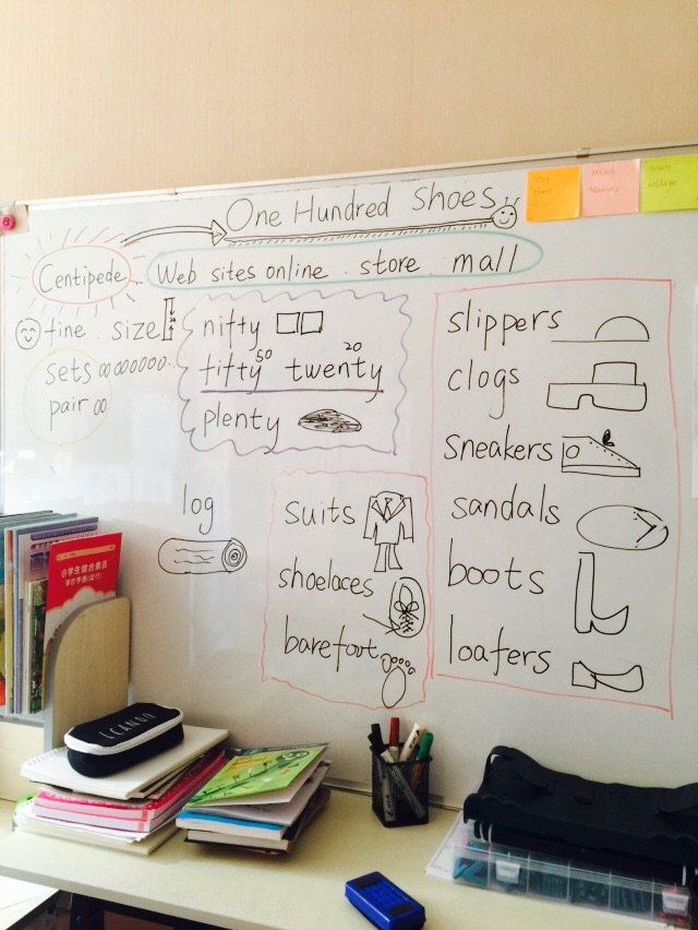 One hundred shoe