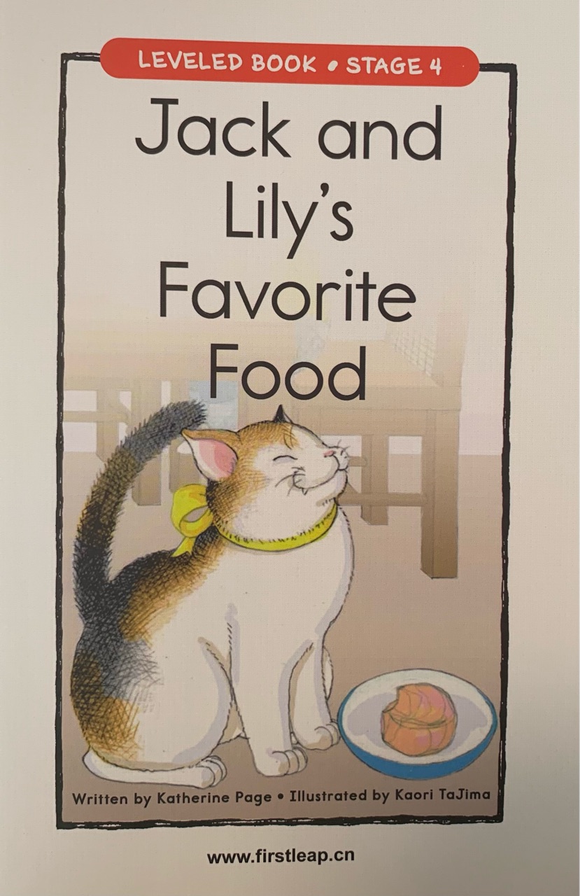 Jack and Lily's Favorite Food