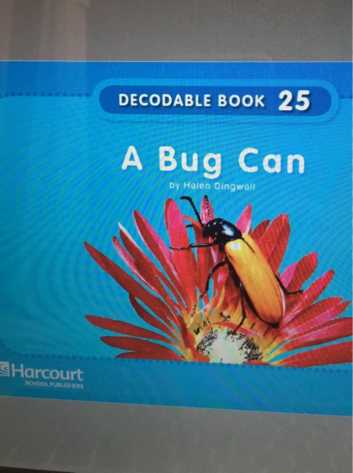 Decodable Book 25: A Bug Can