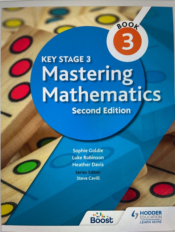 Mastering Mathematics Key Stage 3 Book 3