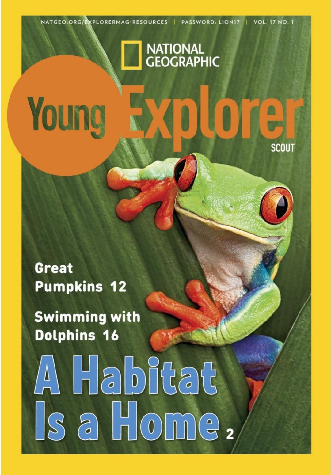 national geographic young explorer vol. 17 no. 1