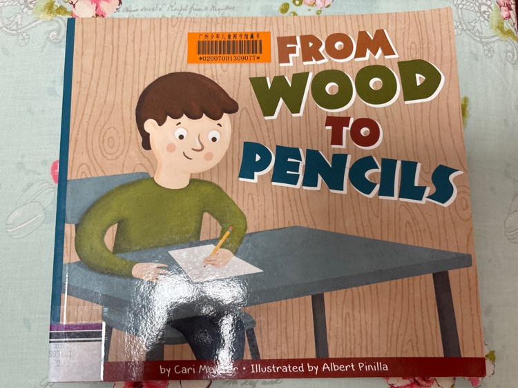from wood to pencils