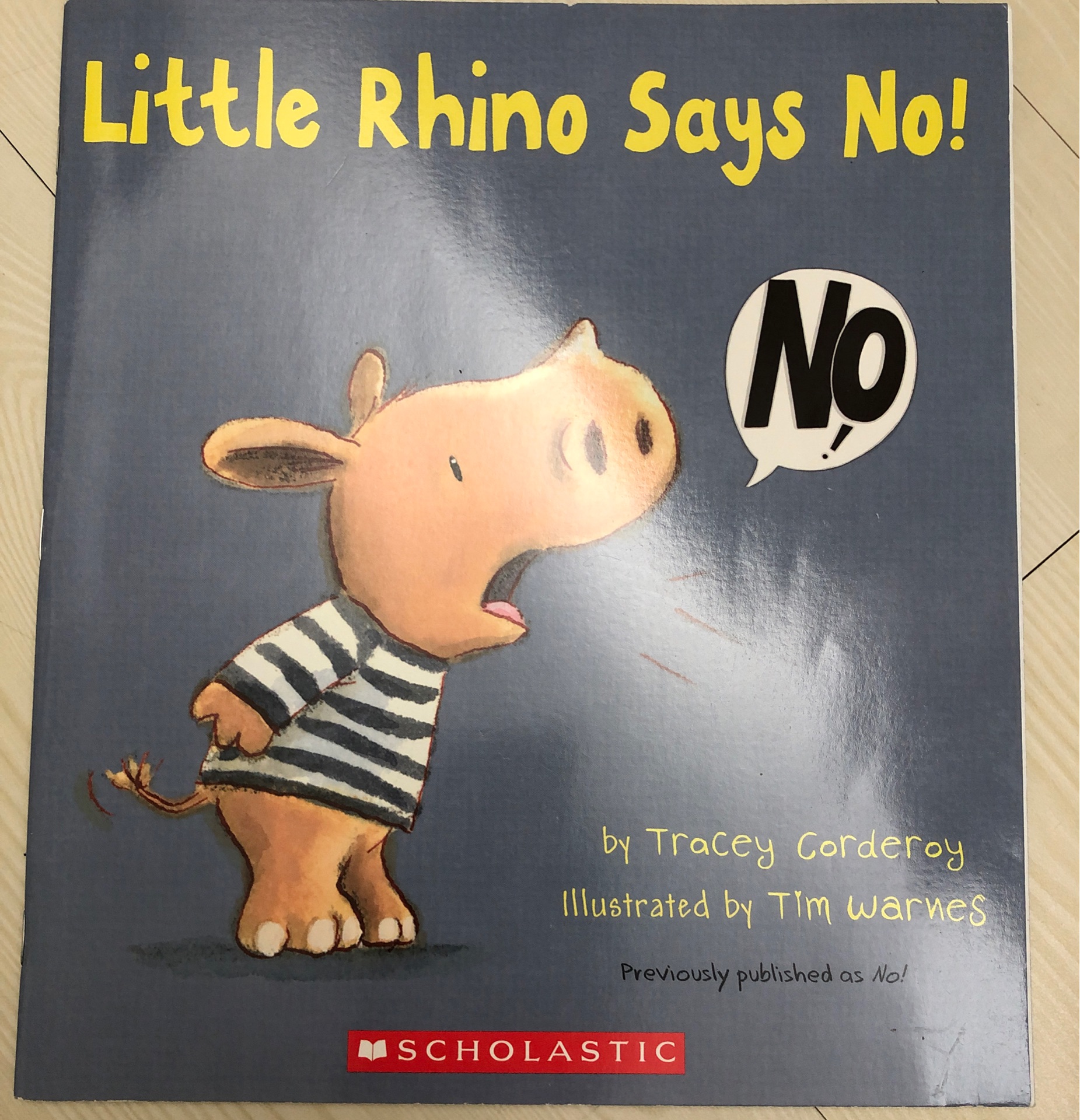 Little rhino says no