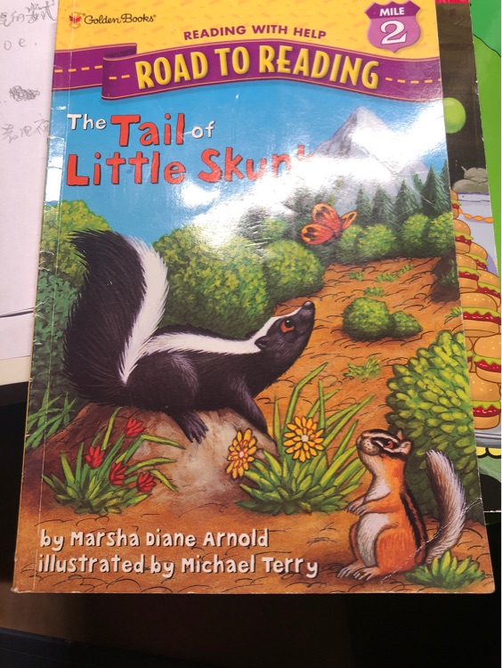 The tail of little skunk