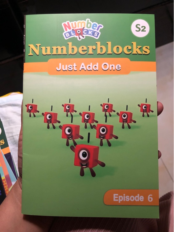 Numberblocks just add one