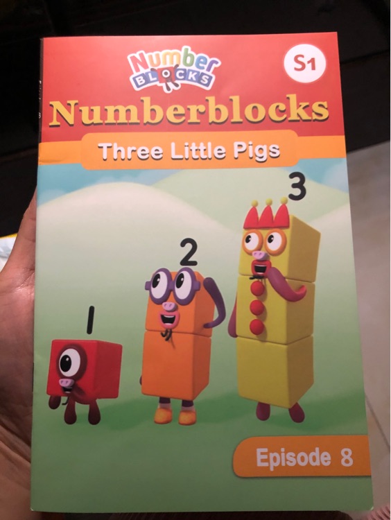 Numberblocks three little pigs