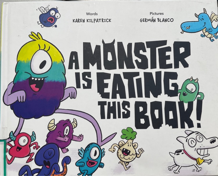 A monster is eating this book