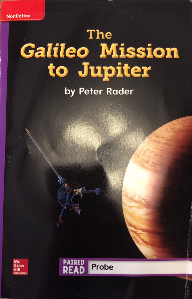 The Galileo Mission to Jupiter