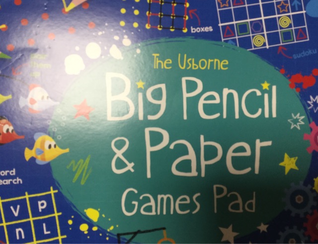 The Usborne Big Pen & Paper Games Pad