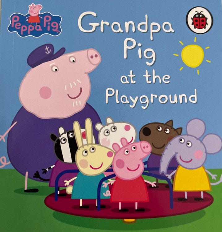 peppa pig 紅盒-Grandpa Pig at the Playground