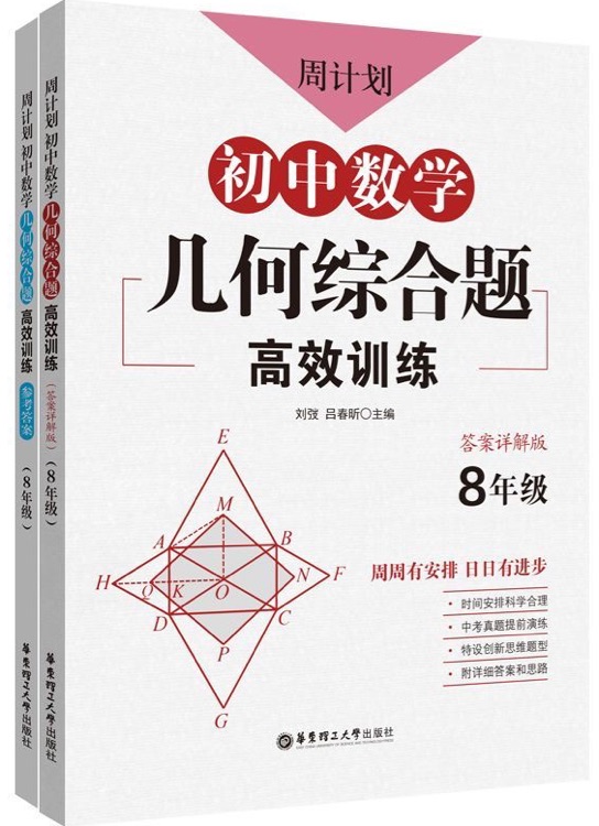 周計劃: 初中數(shù)學(xué)幾何綜合題高效訓(xùn)練(8年級)