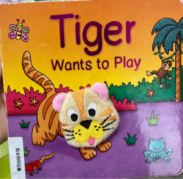 Tiger wants to play