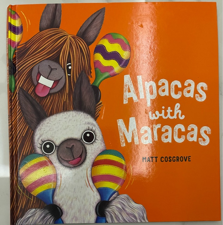 Alpacas with maracas