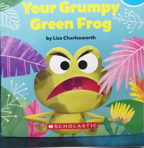 your grumpy green frog