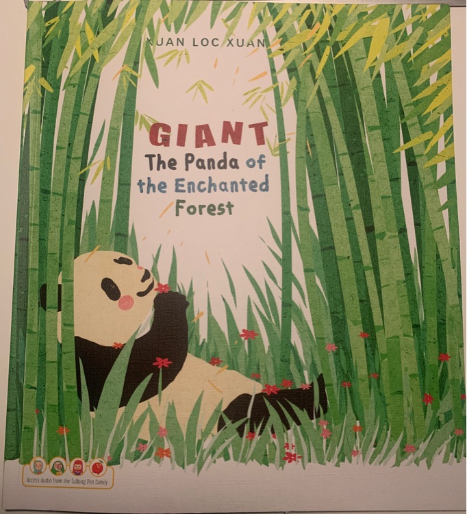 Giant the panda of the enchanted forest