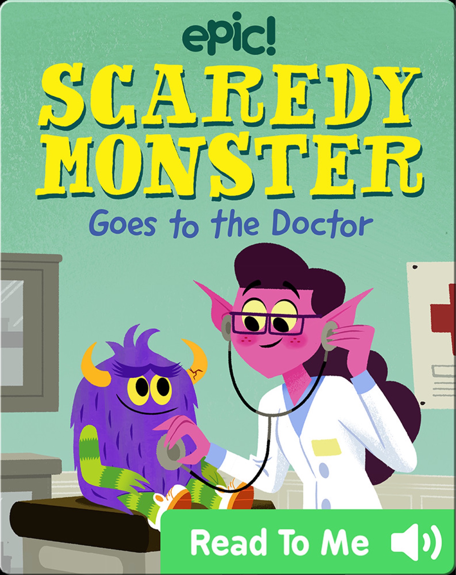 the scaredy monster goes to the doctor