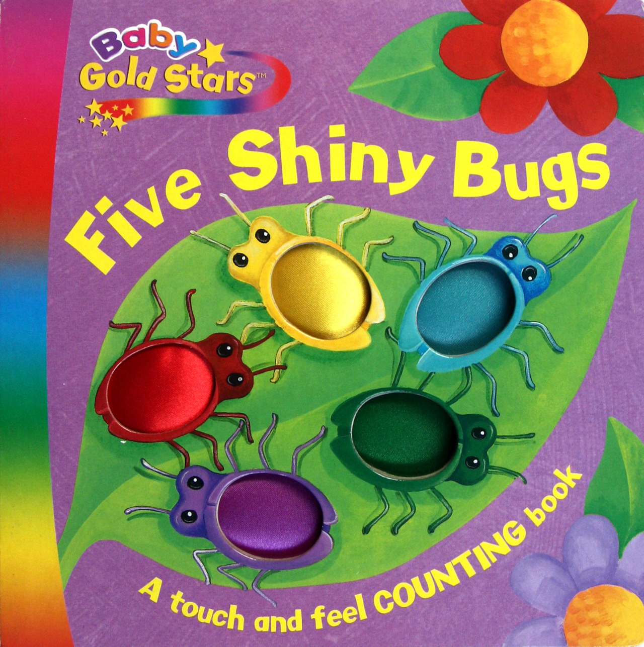 BABY GOLD STARS-FIVE SHINY BUGS