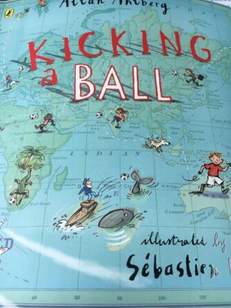 KICKING A BALL PICTURE BOOK