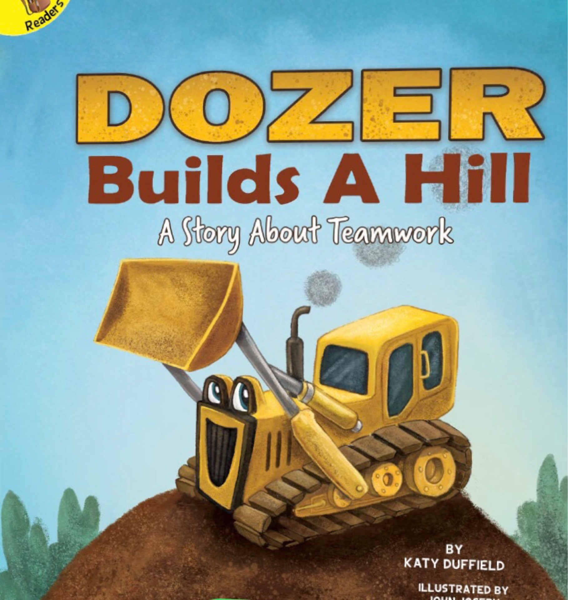 Dozer builds a hill