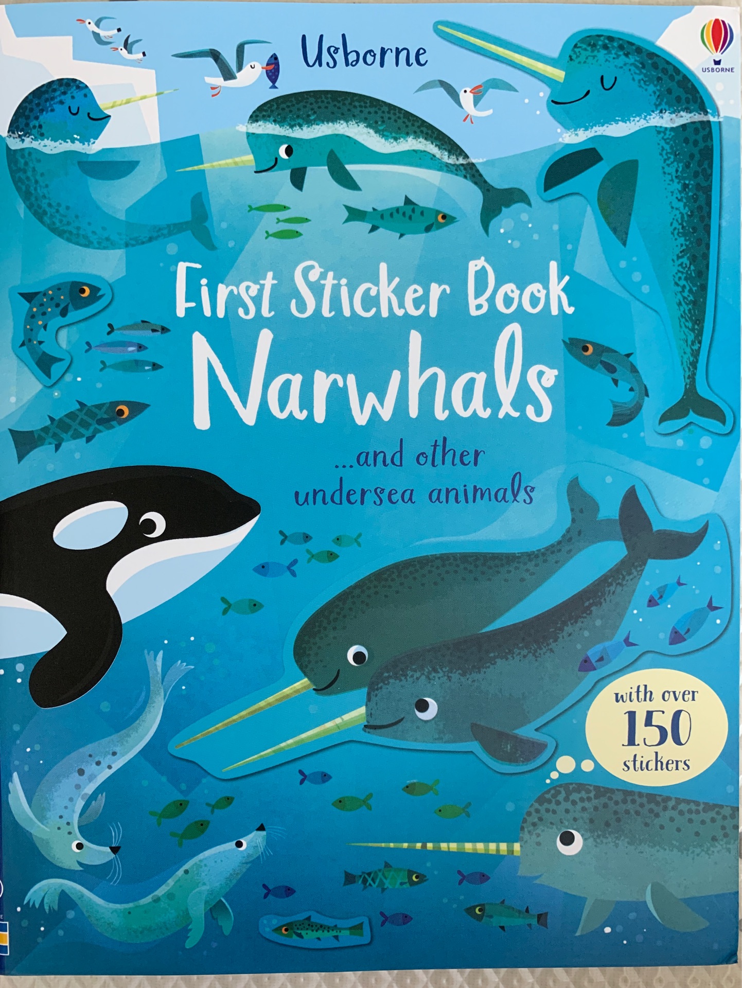 Frist sticker book Narwhals