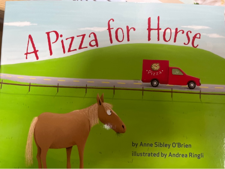 A pizza for horse