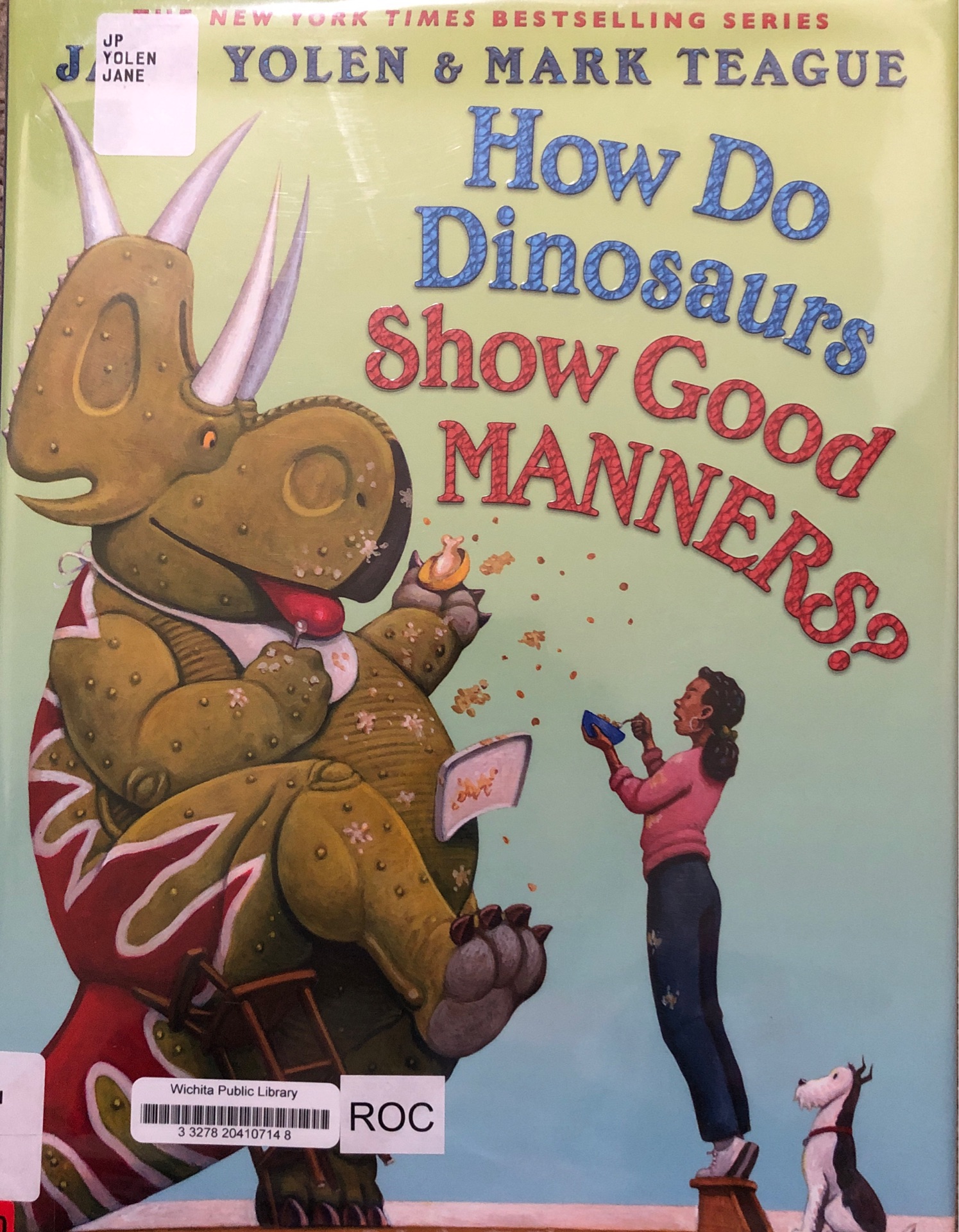 How do dinosaurs show good manners?