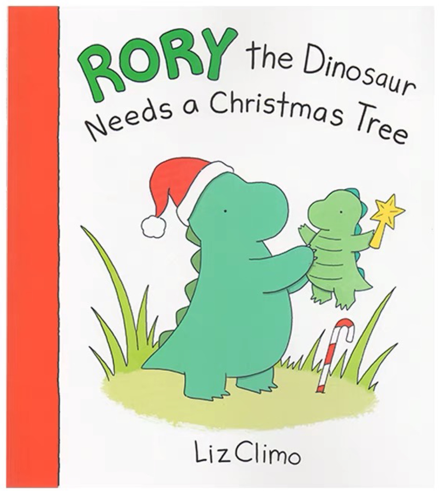 Rory the dinosaur needs a christmas tree