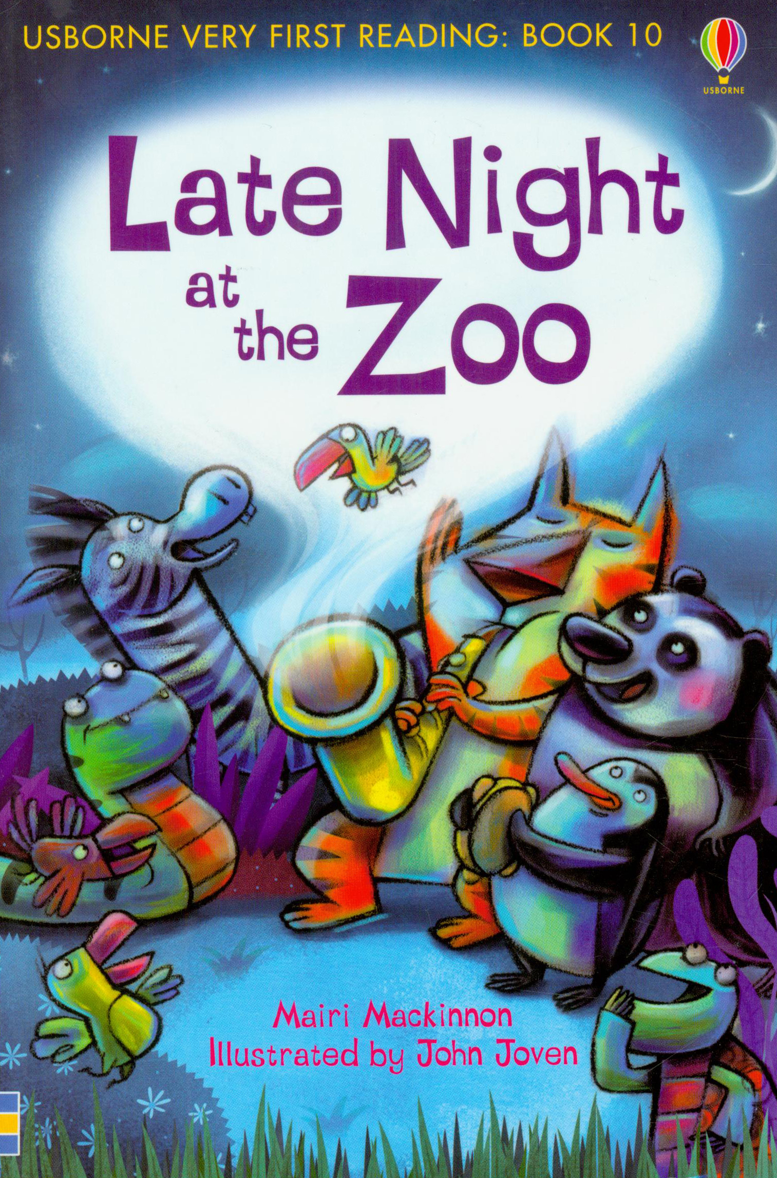 Usborne Very First Reading: Late Night at the Zoo