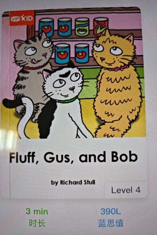 Fluff,Gus, and Bob