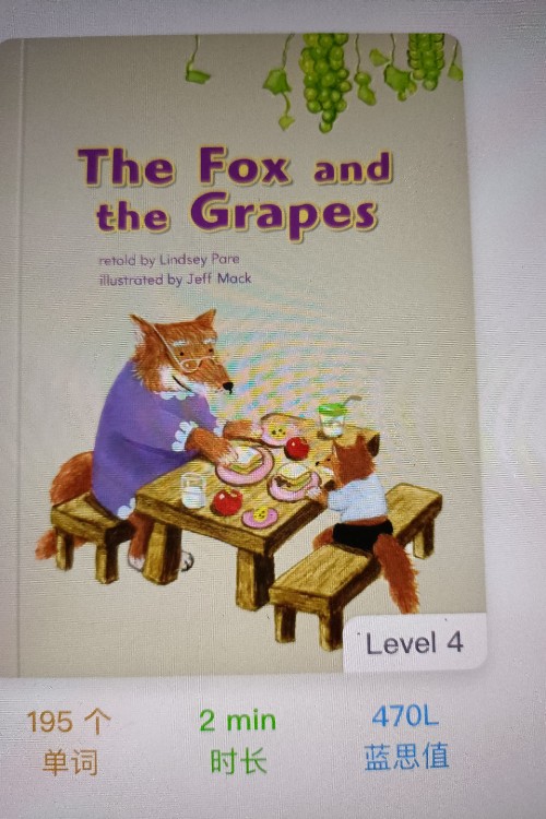 The fox and the grapes