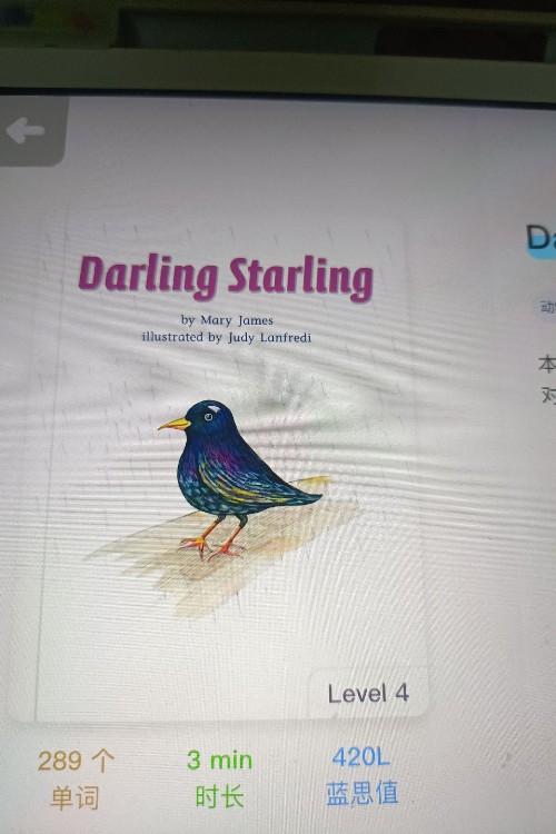 Darling starling