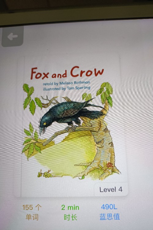 Fox amd crow