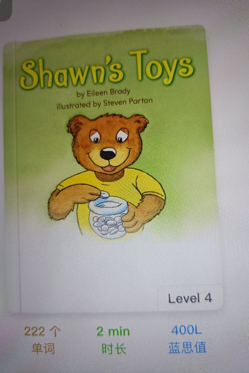 Shawn's toys