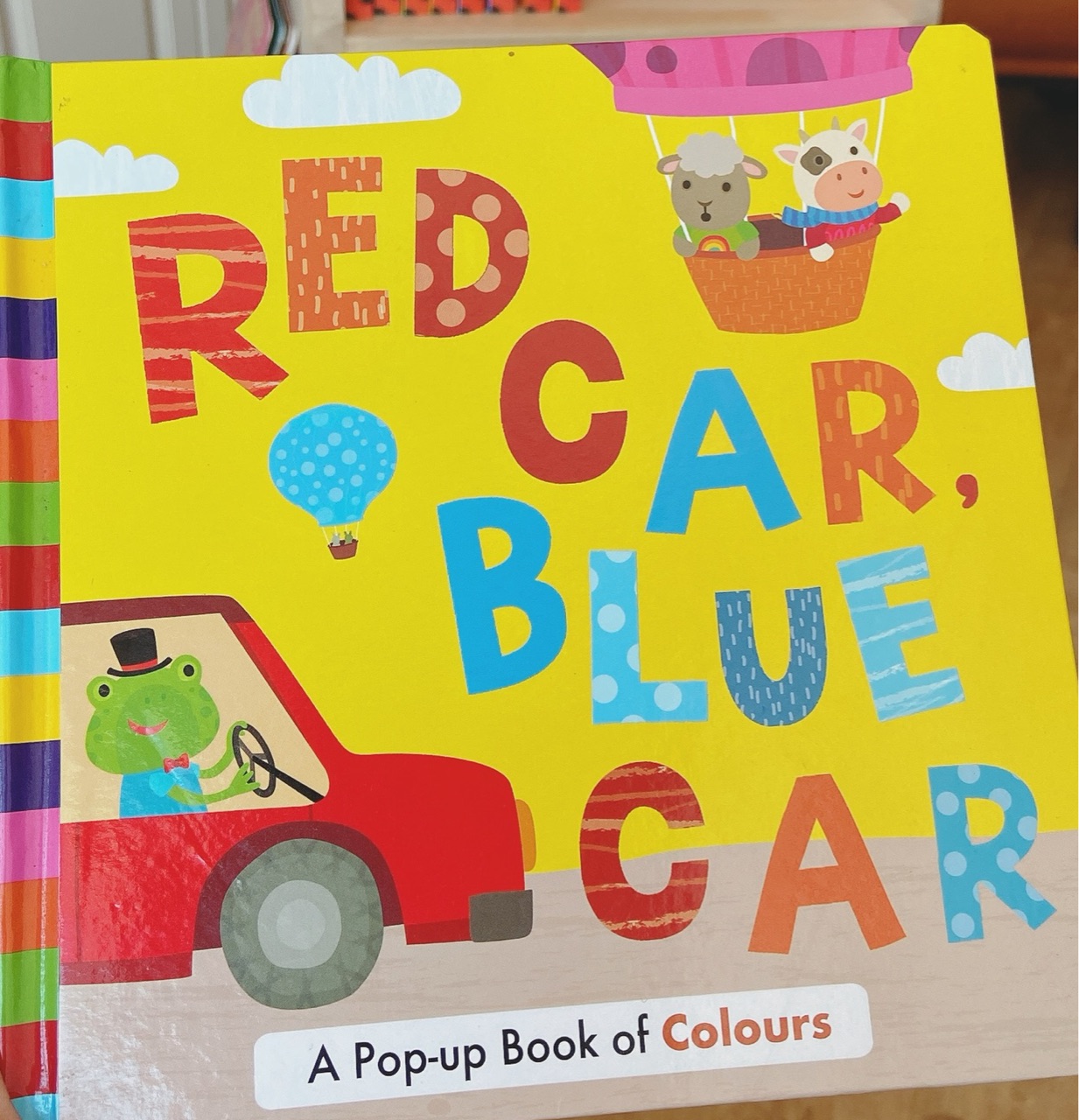 red car blue car