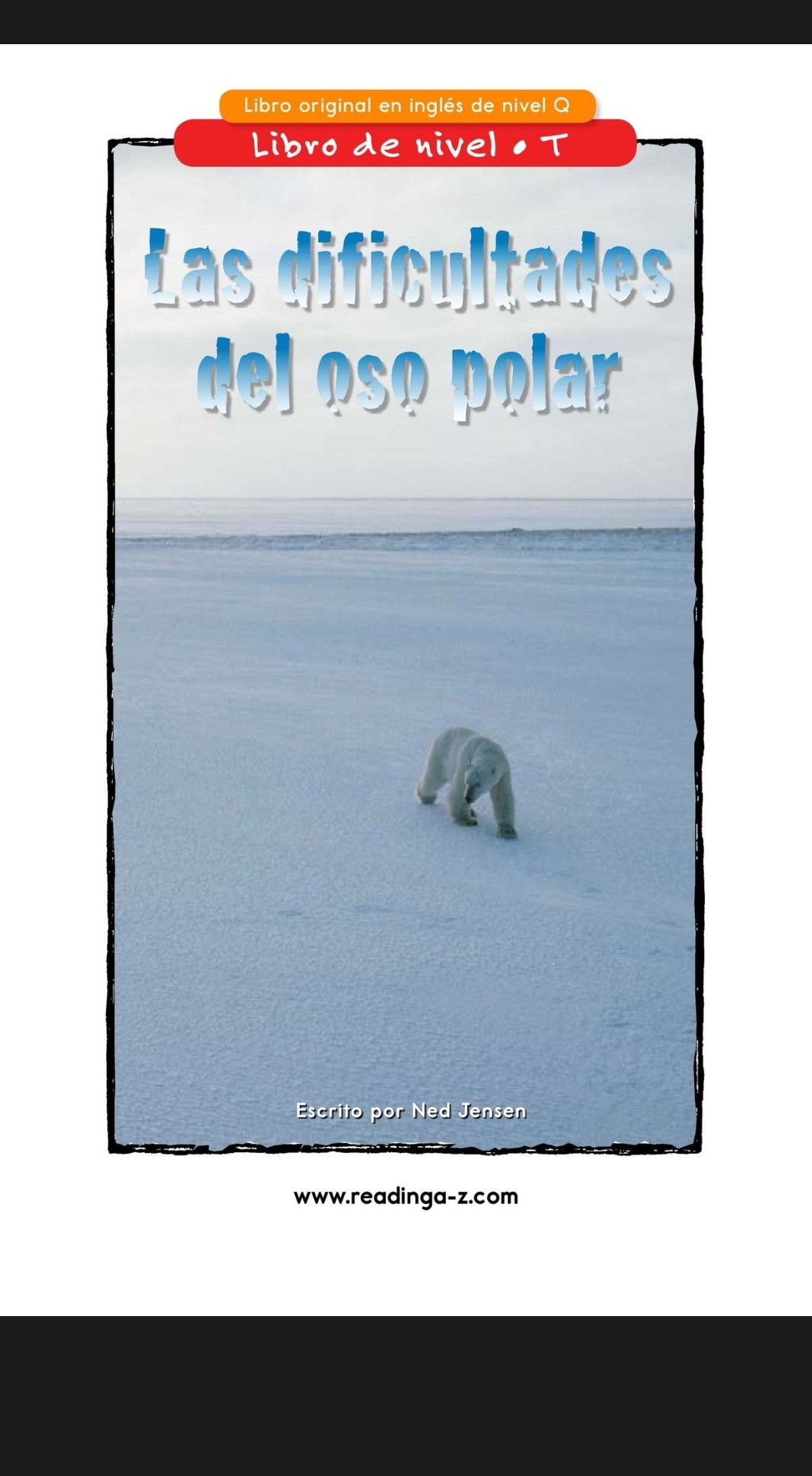 las dificuldades del oso polar