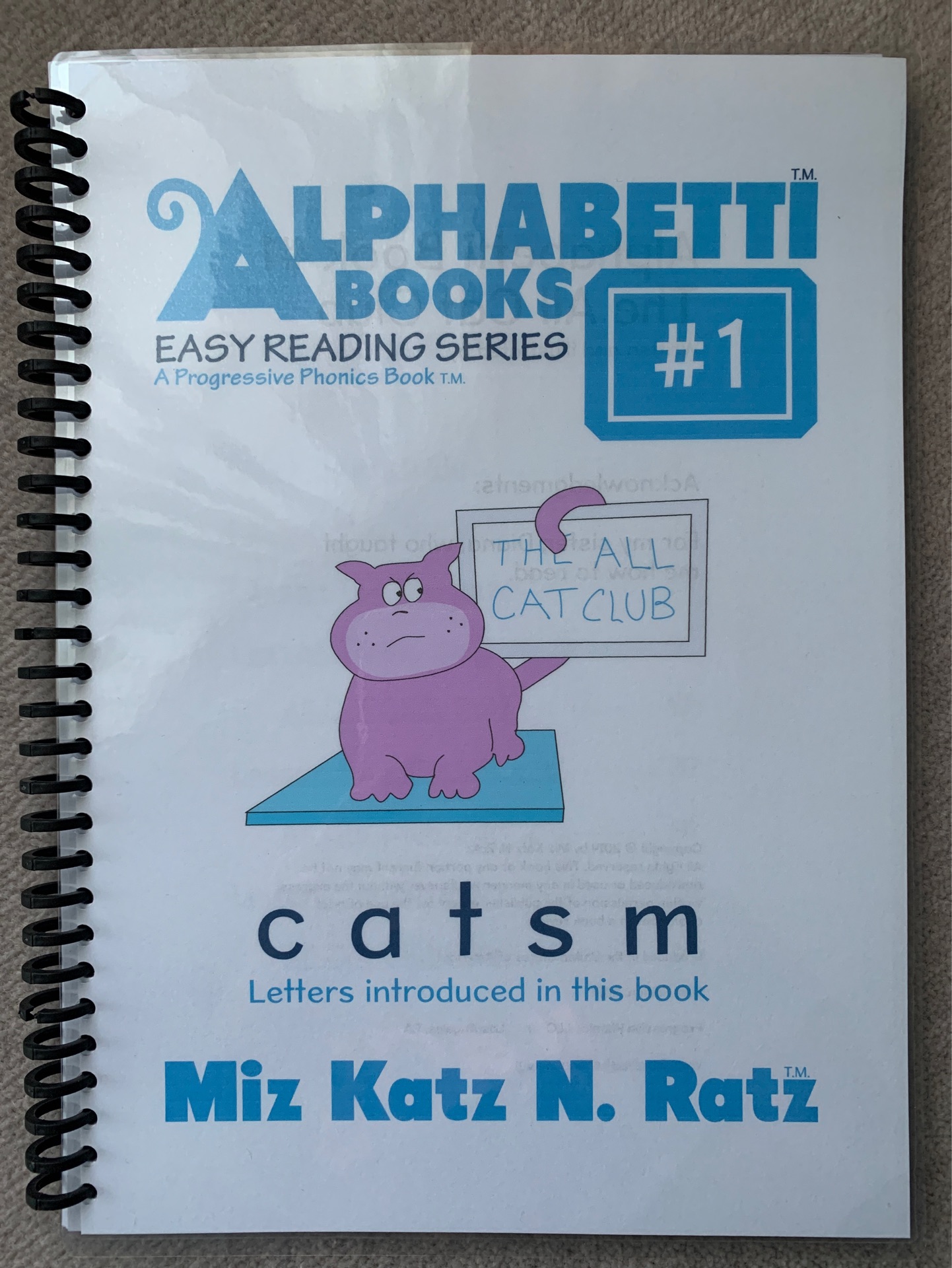 Alphabetti Books #1(The All Cat Club)